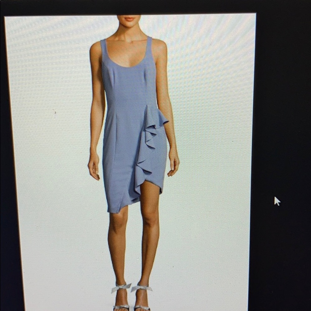 Jay Godfrey Mannix ruffle asymmetrical dress